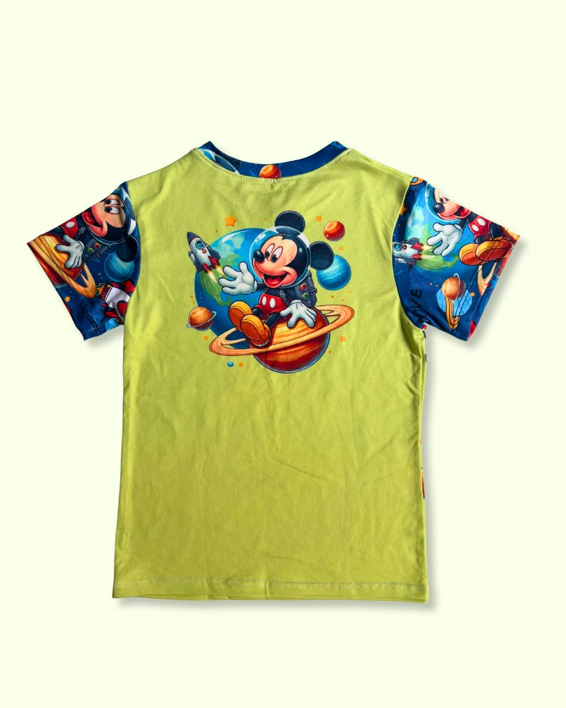 Pijama de Mickey Mouse Astronauta - Conjunto de 2 piezas en tela piel de durazno