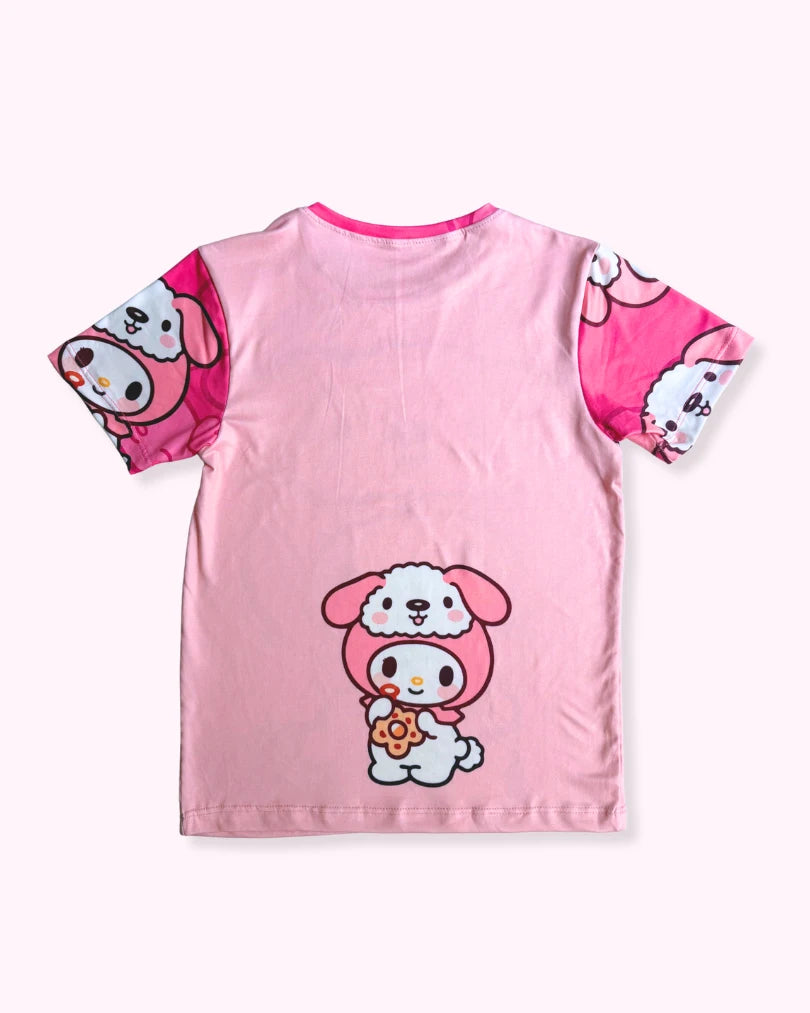 Pijama de My Melody para niñas – Conjunto en tela piel de durazno ultra suave