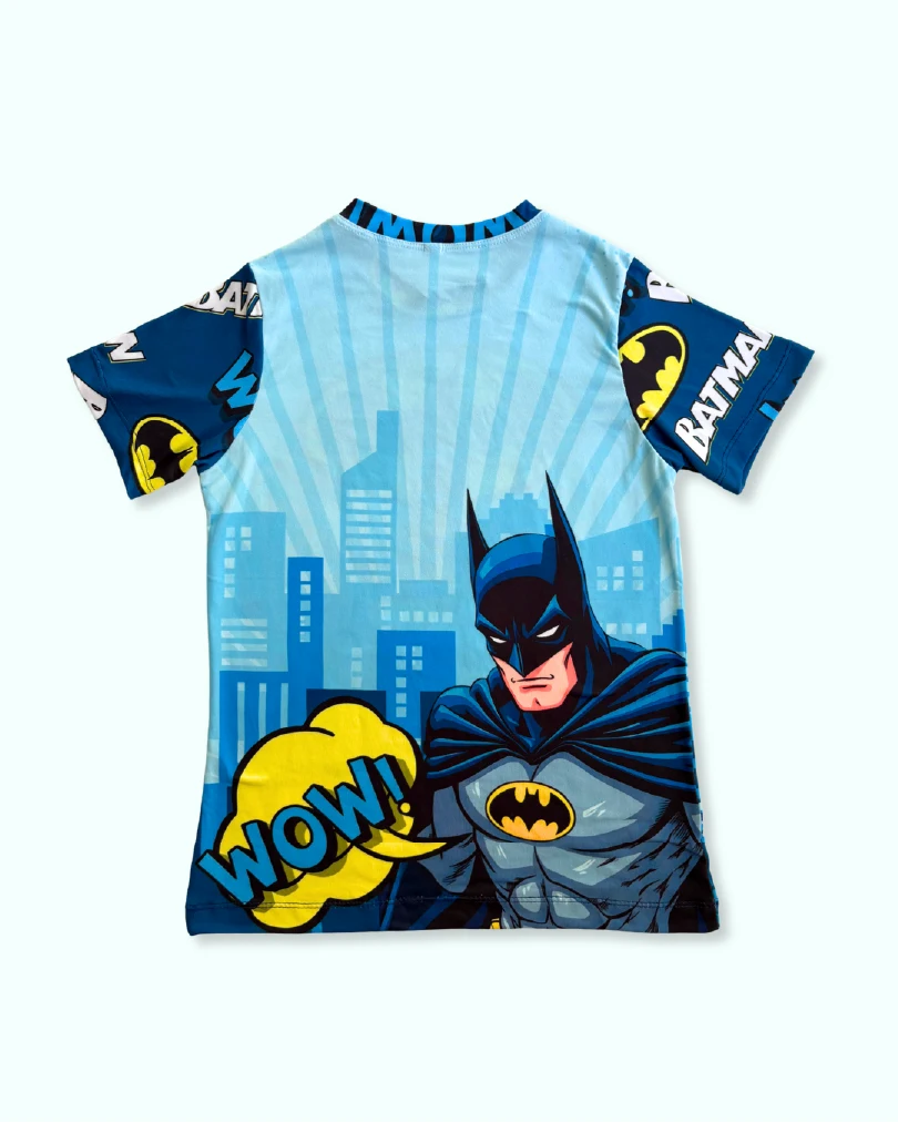Pijama de Batman para niños | Conjunto en tela piel de durazno