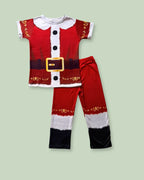 Pijama Disfraz de Papá Noel para Niño - Manga Corta y Pantalón