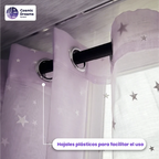 Par de Cortinas Mágicas que brillan en la oscuridad