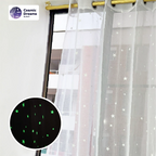 Par de Cortinas Mágicas que brillan en la oscuridad