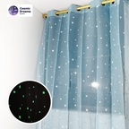 Par de Cortinas Mágicas que brillan en la oscuridad