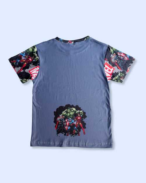 Pijama de Avengers 🦸‍♂️ - Conjunto de 2 piezas en tela piel de durazno