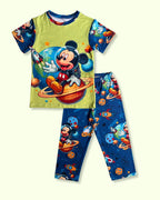 Pijama de Mickey Mouse Astronauta - Conjunto de 2 piezas en tela piel de durazno