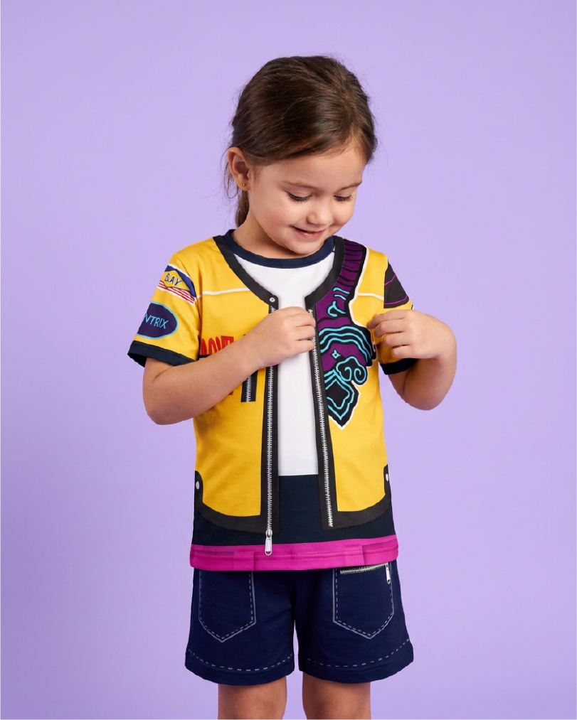 Pijama Disfraz de Rumi para Niña - Manga Corta y Pantaloneta