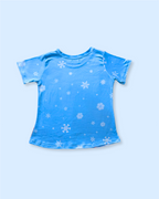 Pijama de Frozen para Niña - Manga Corta y Pantalón