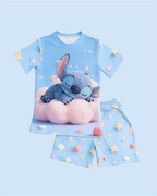 Pijama de Stich para Niña - Manga Corta y Pantaloneta