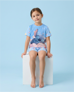 Pijama de Stich para Niña - Manga Corta y Pantaloneta