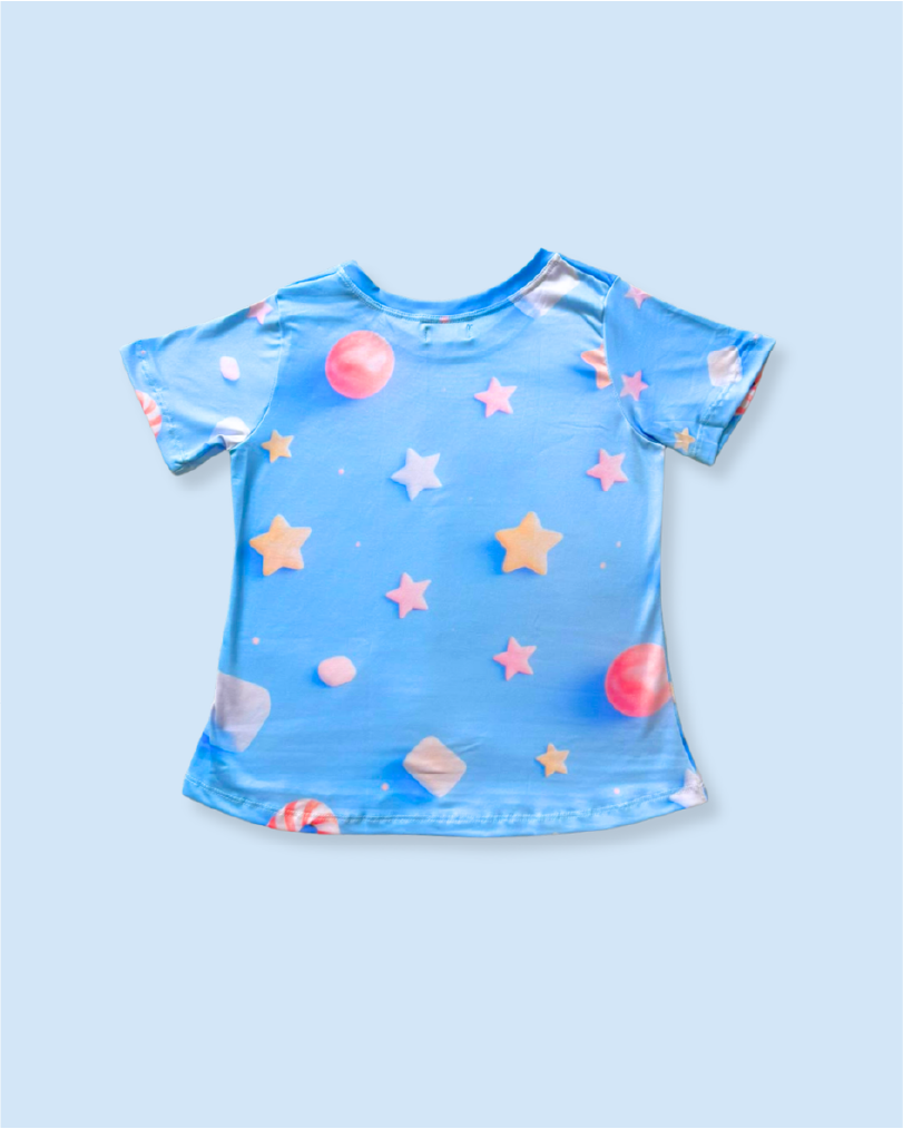 Pijama de Stich para Niña - Manga Corta y Pantaloneta