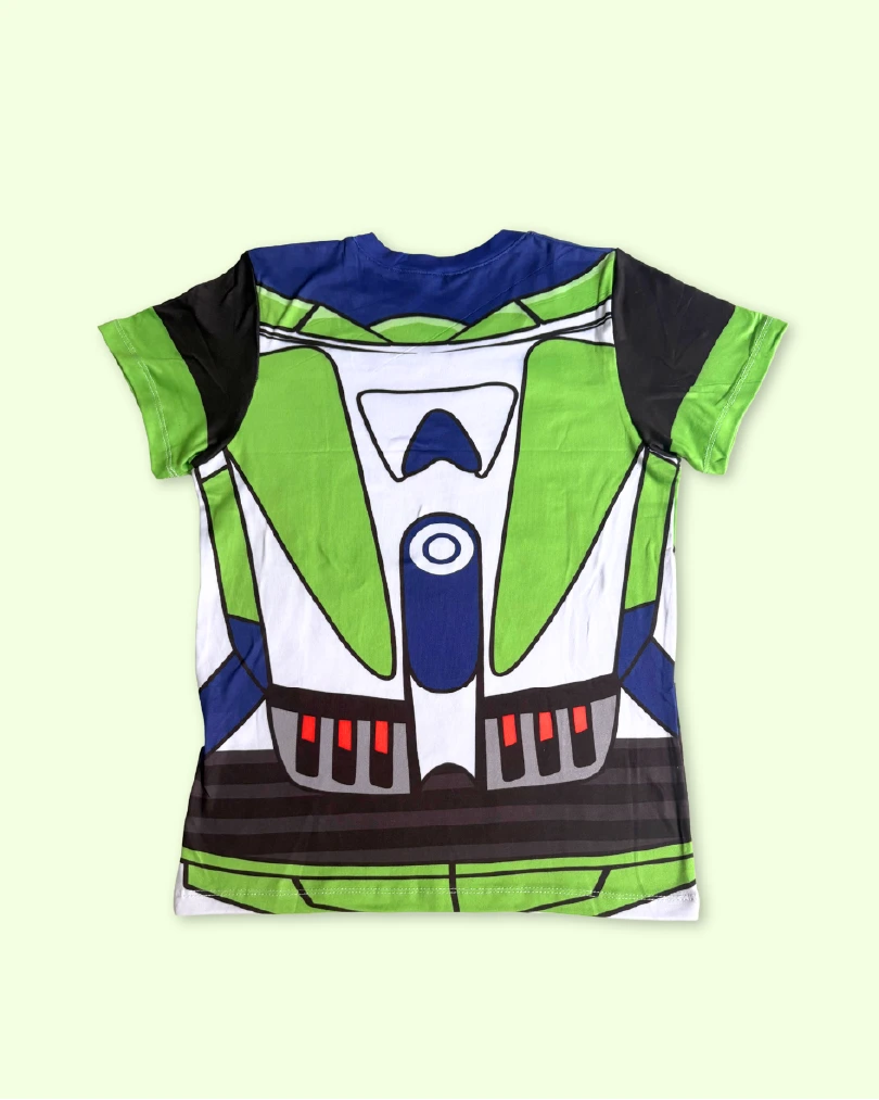 Pijama disfraz de Buzz Lightyear para niños | Conjunto en tela piel de durazno