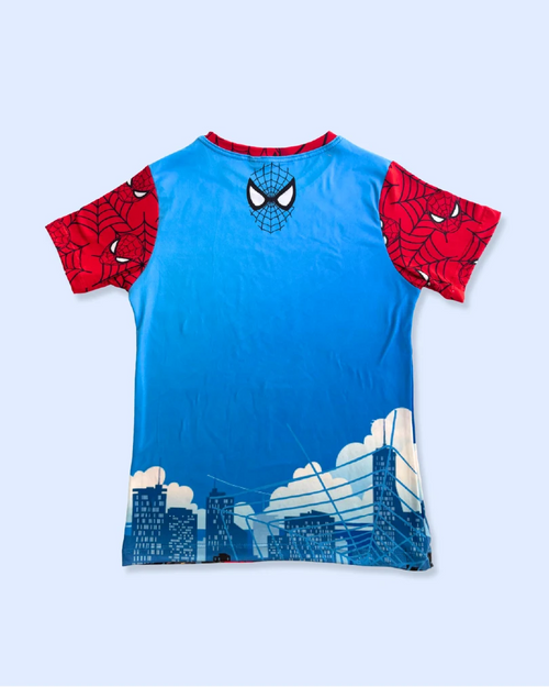 Pijama de Spiderman para niños | Conjunto de 2 piezas en tela piel de durazno